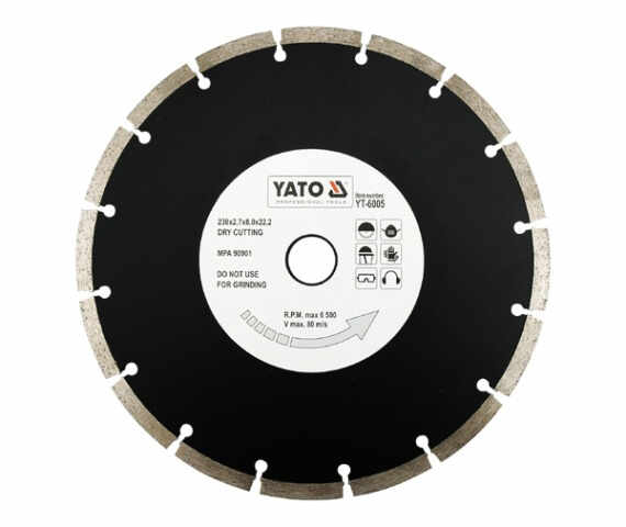 Disc diamantat YATO, segmentat, 230mm