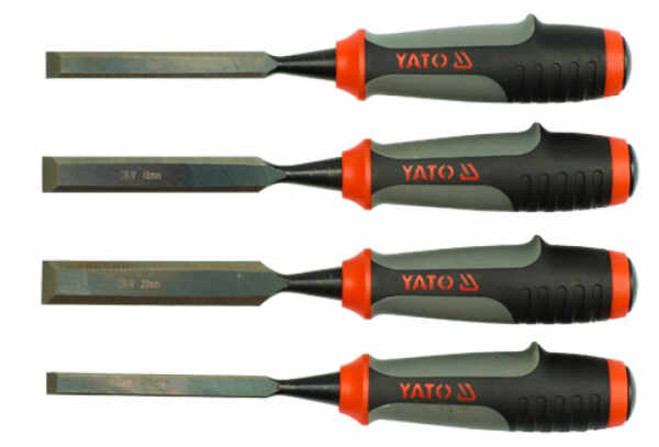 Set dalti pentru lemn YATO, 10-12-16-20mm, CR-V, 4buc