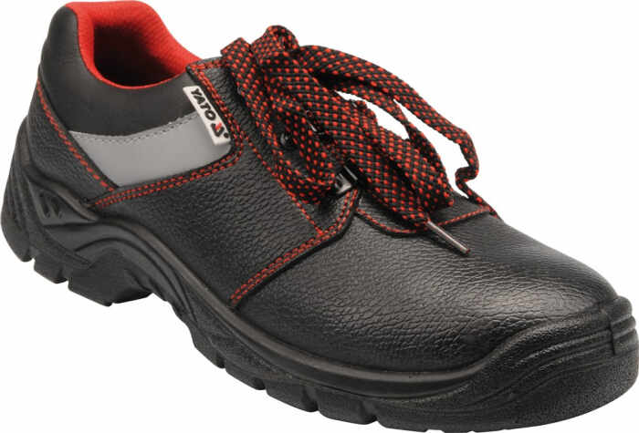 Pantofi de protectie YATO, piele, PIURA S3, 200J, negru