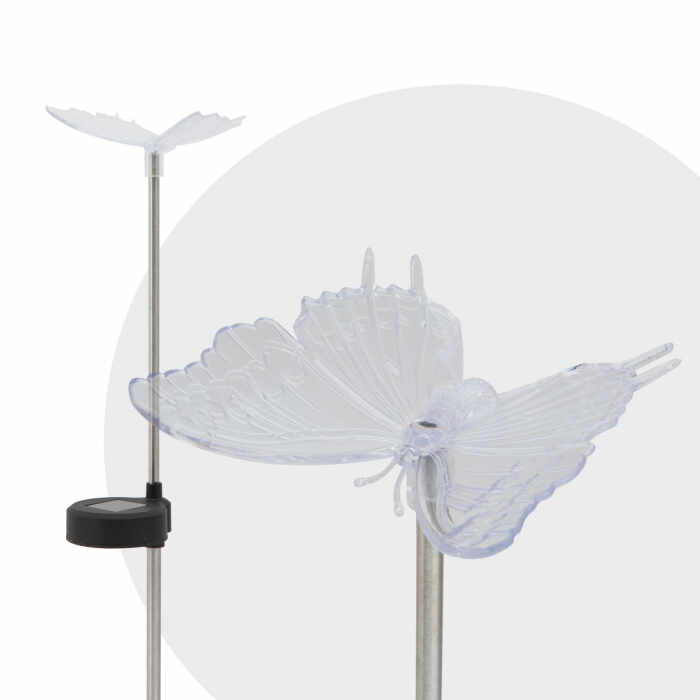 Lampa solara pentru gradina cu LED - model Fluture 