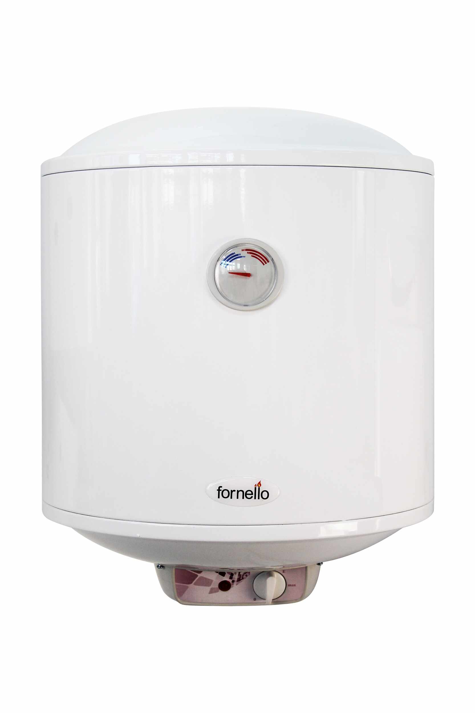 Boiler electric Fornello Titanium Plus 50 litri, 1500 watt, reglaj extern al temperaturii, emailat cu titan