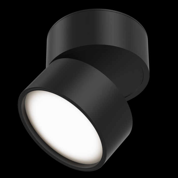 Plafoniera Maytoni Onda, negru, LED, 12W, IP20, 8 cm, C024CL-L12B3K